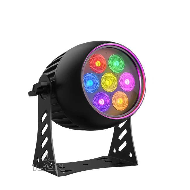 7x18W RGBWA UV IP65 LED Par
